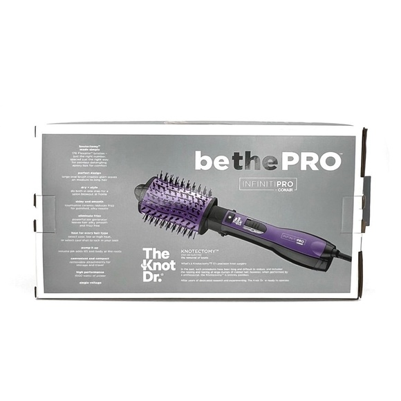 Conair InfinitiPRO The Knot Dr. Oval Hot Air Dryer Brush Detangling New NWT - Picture 5 of 7